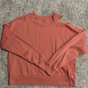 Distressed sweatshirt